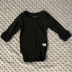 RuffleButts 0-3 Month Ruffle Sleeve Onesie